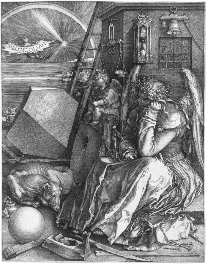 Melancolia, Dürer, Louvre, 1514
